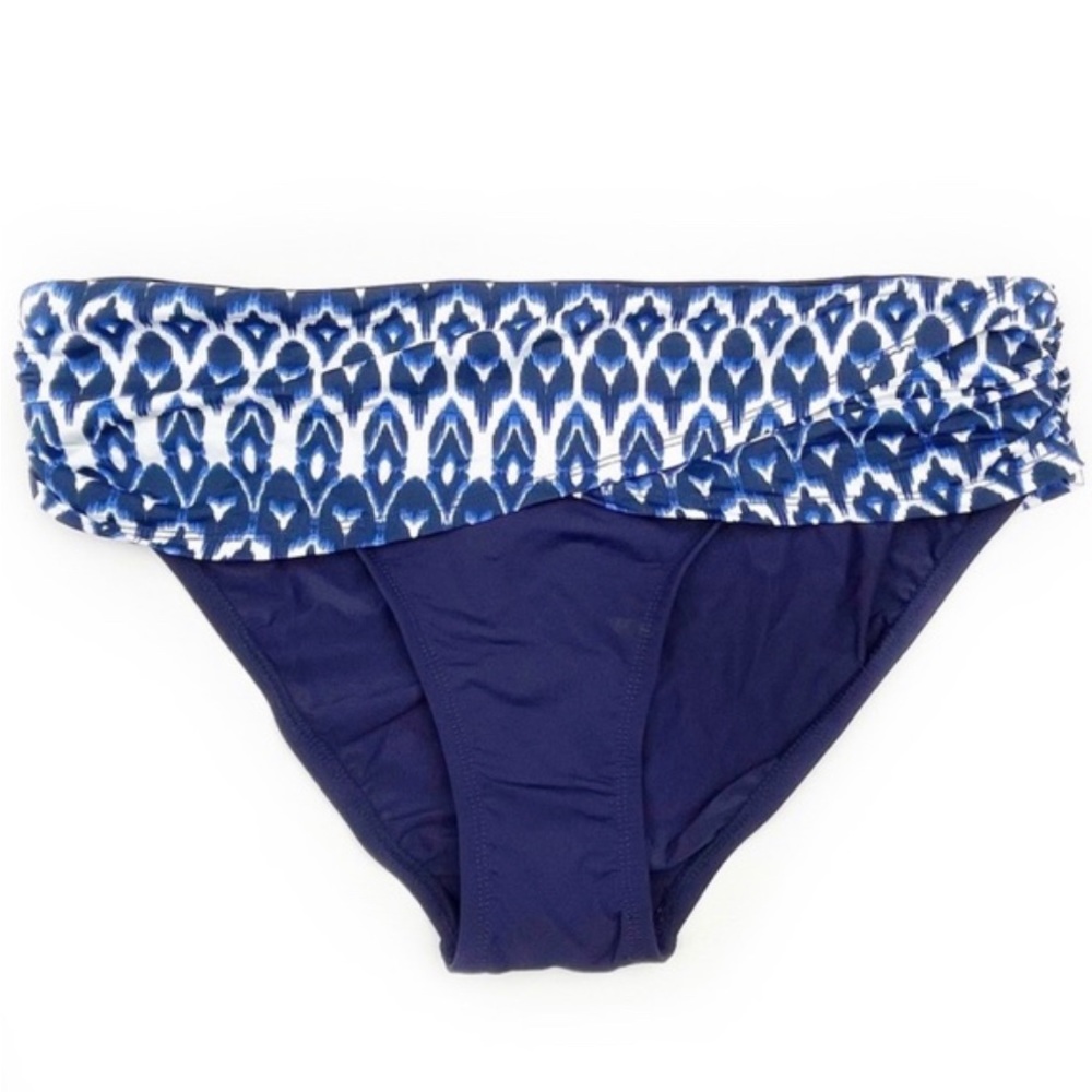 Bleu Rod Beattie Road To Moroccan Fold-Over Sarong Bikini Bottoms - Picture 2 of 10